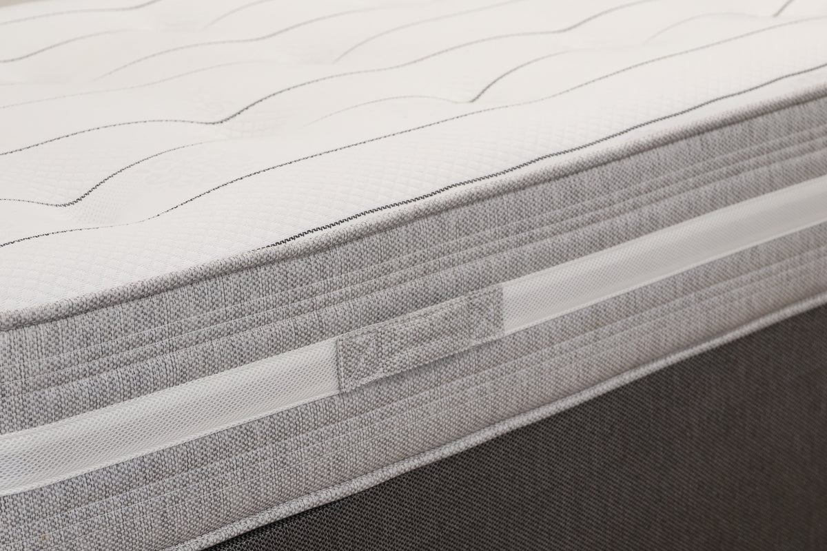 Grey Bed with Mattress