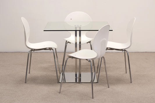 Glass Table and Chairs