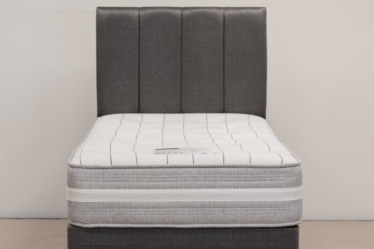 Grey Bed with Mattress