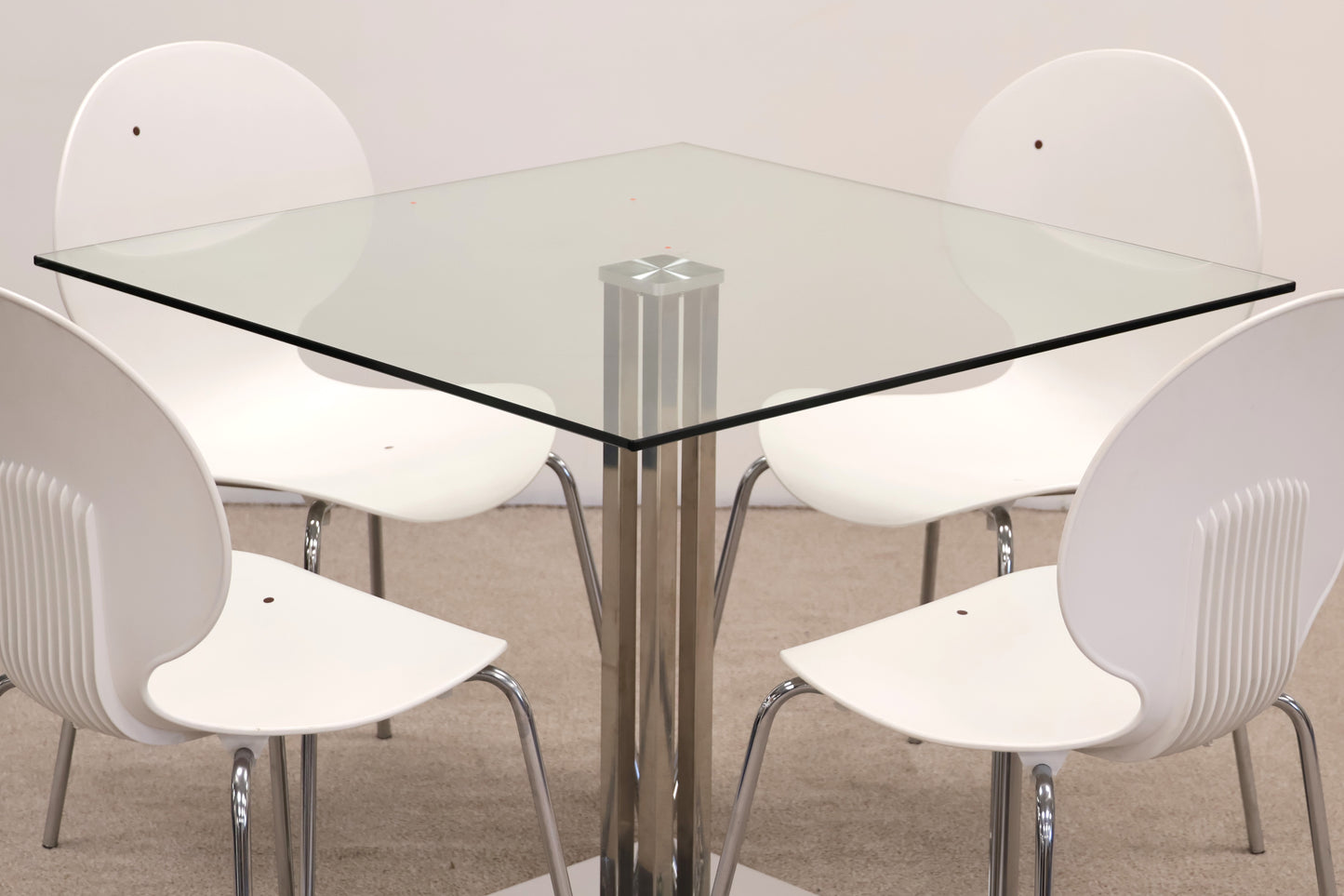 Glass Table and Chairs