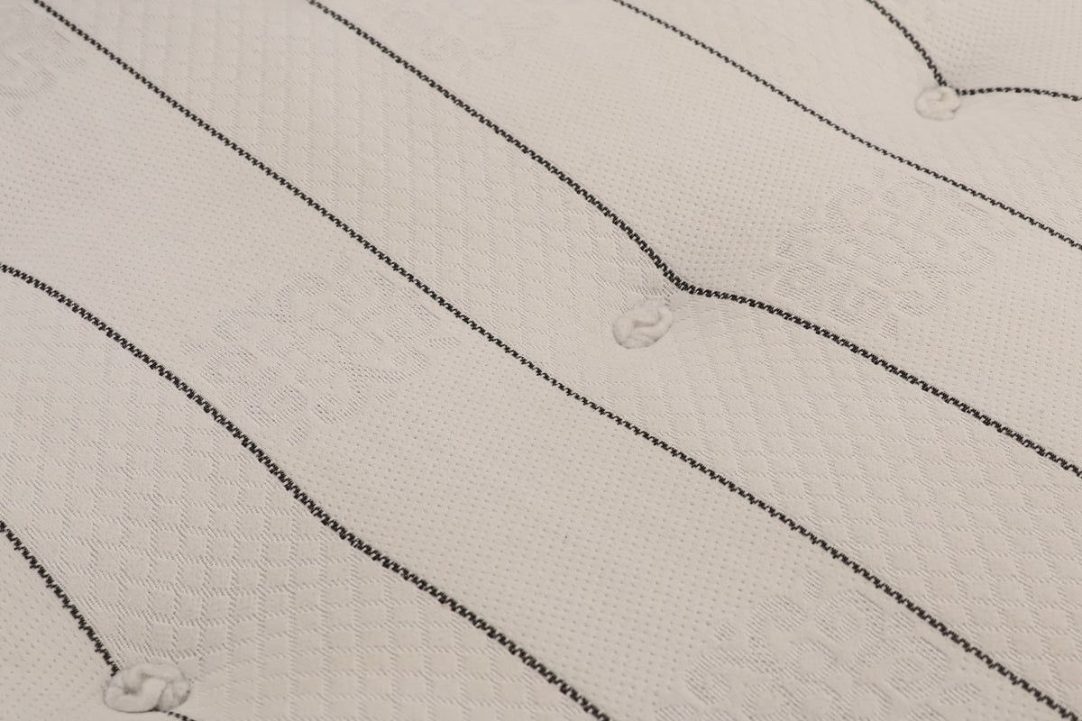 Grey Bed with Mattress