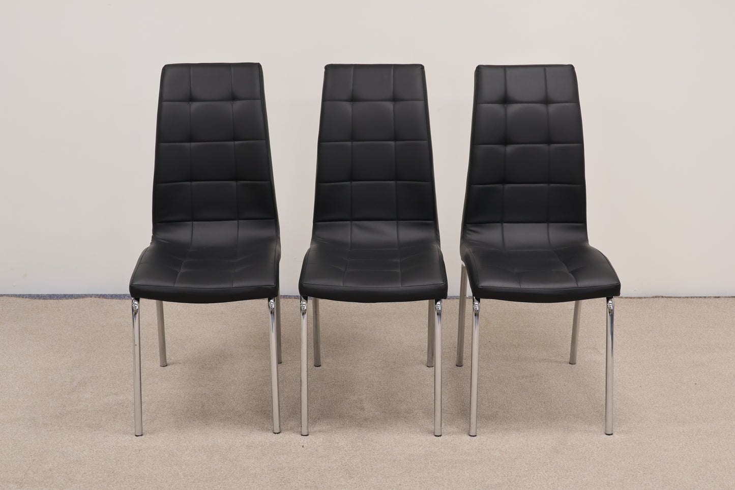 Circular Glass Table and Chairs