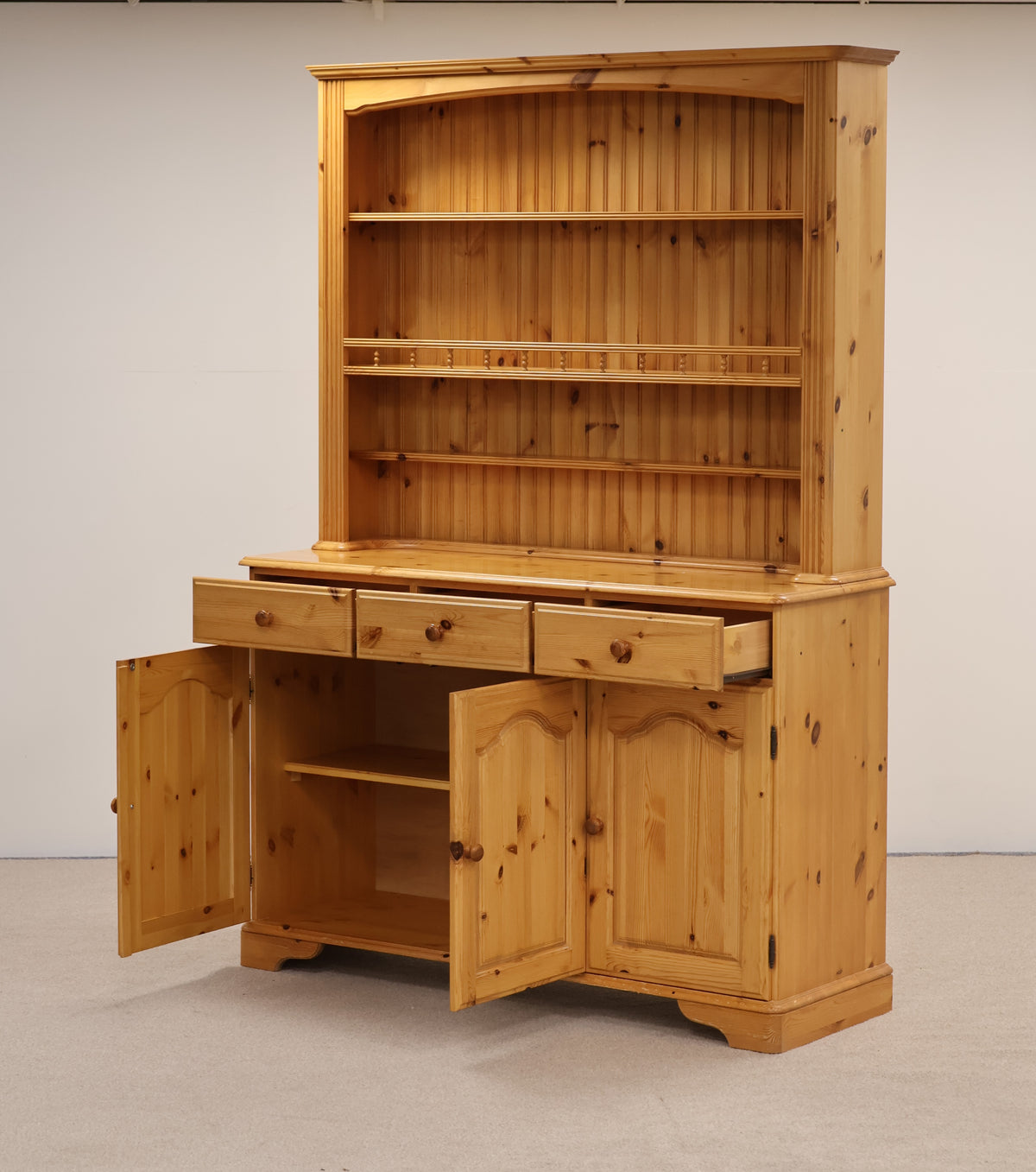 Traditional Pine Dresser by Bradgate Furniture