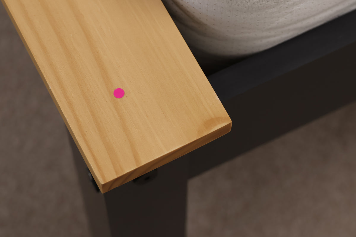 Double Bed Frame with Sanitised Mattress