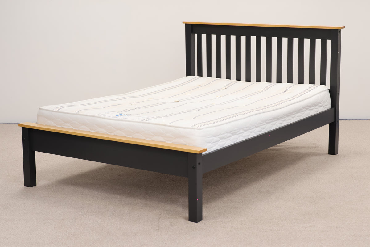 Double Bed Frame with Sanitised Mattress
