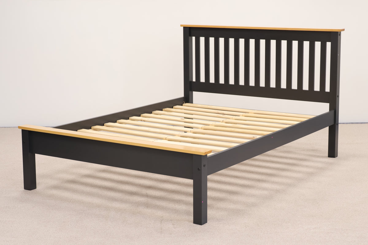 Double Bed Frame with Sanitised Mattress