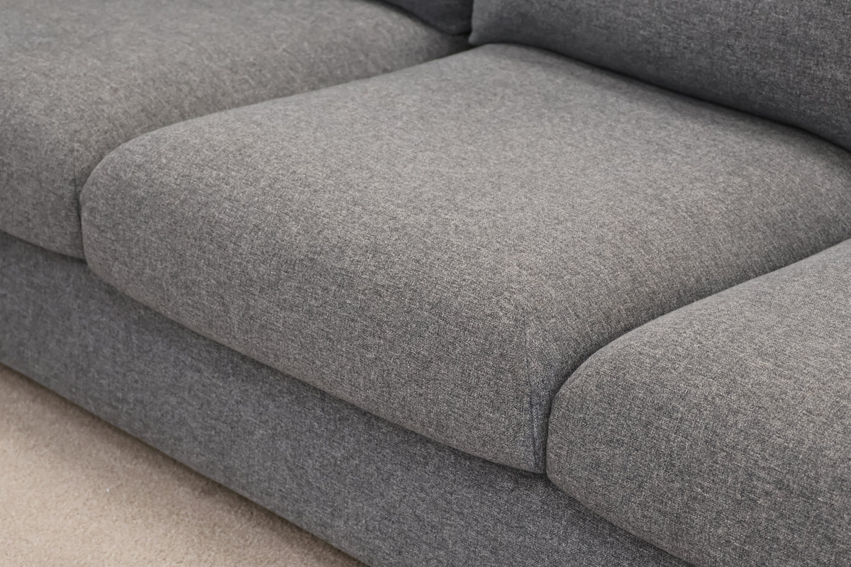 Grey sofa by IKEA
