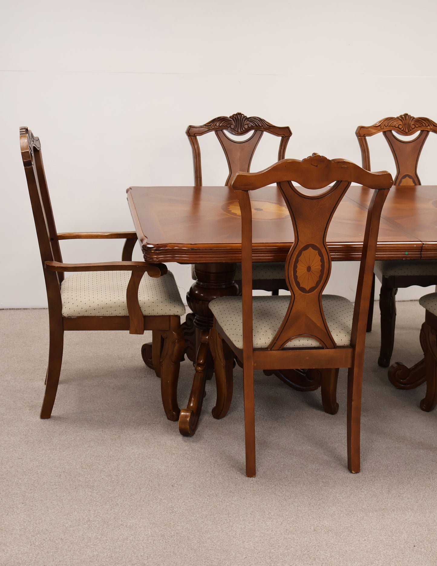 Mahogany Dining Table and Chairs