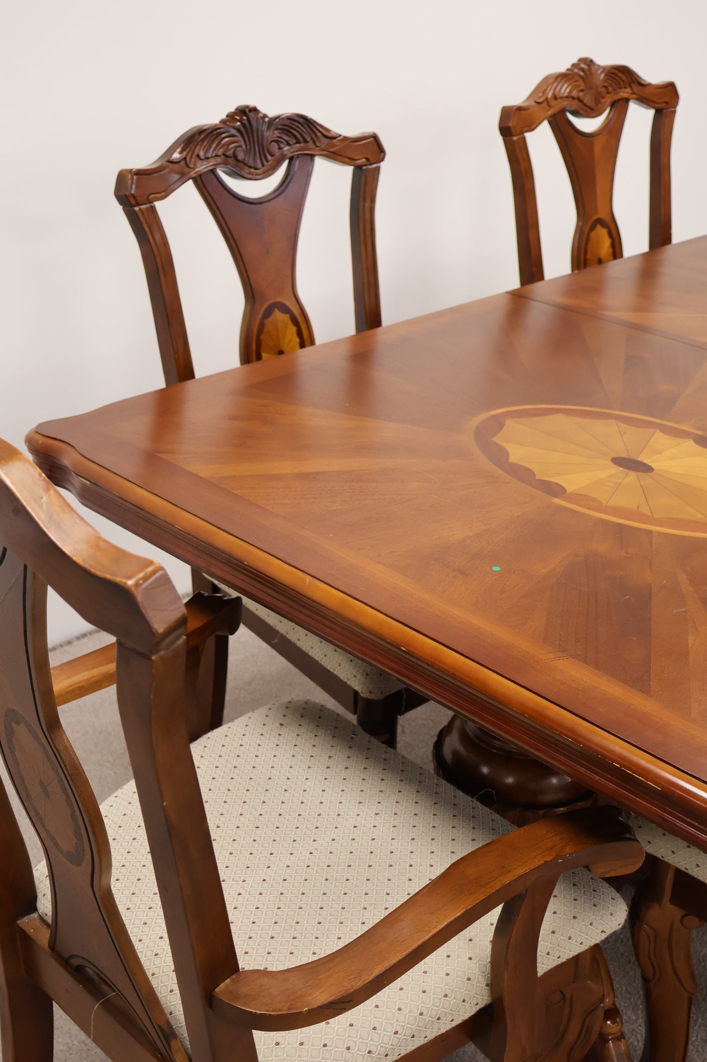 Mahogany Dining Table and Chairs