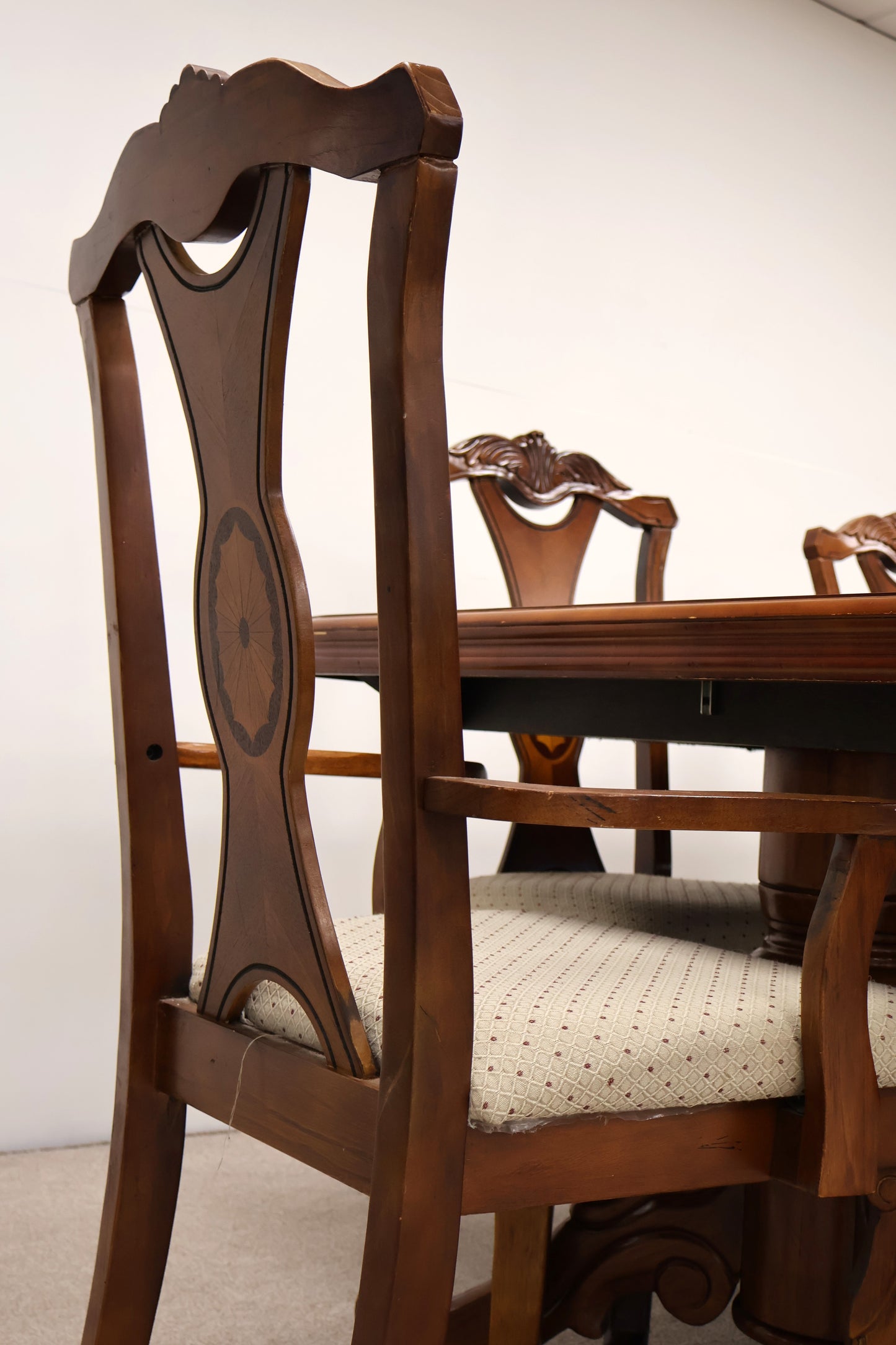 Mahogany Dining Table and Chairs