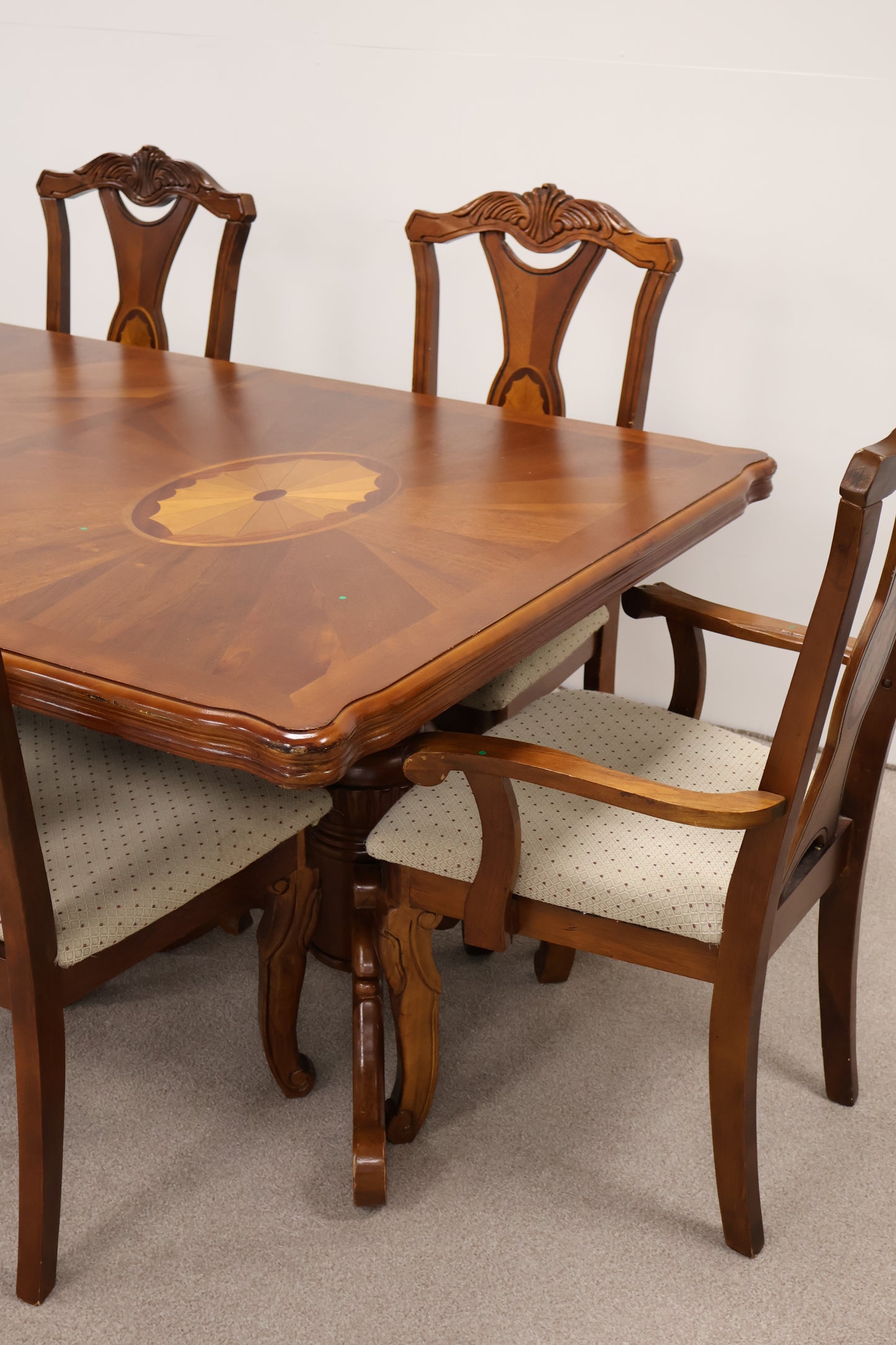 Mahogany Dining Table and Chairs