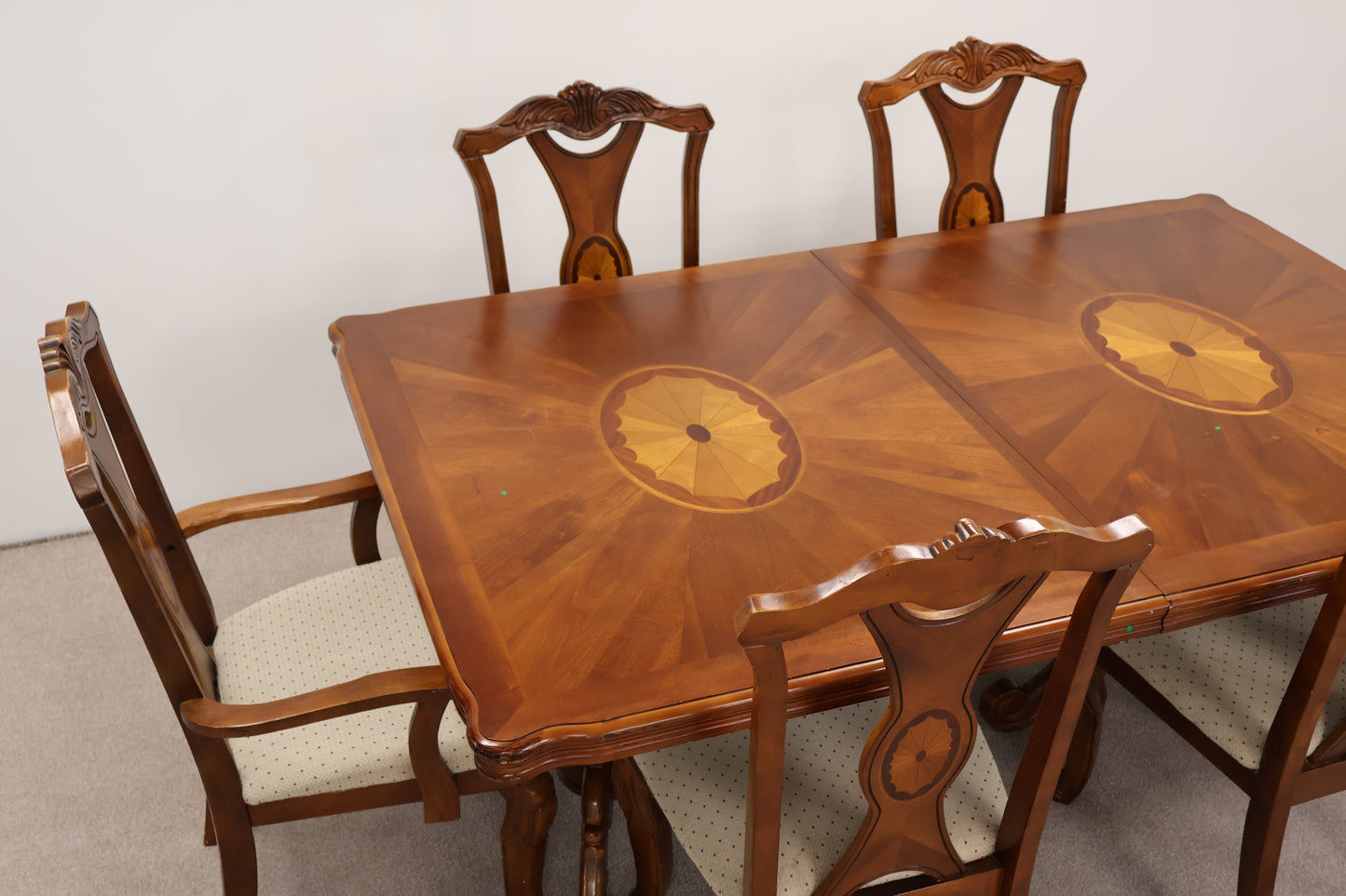 Mahogany Dining Table and Chairs