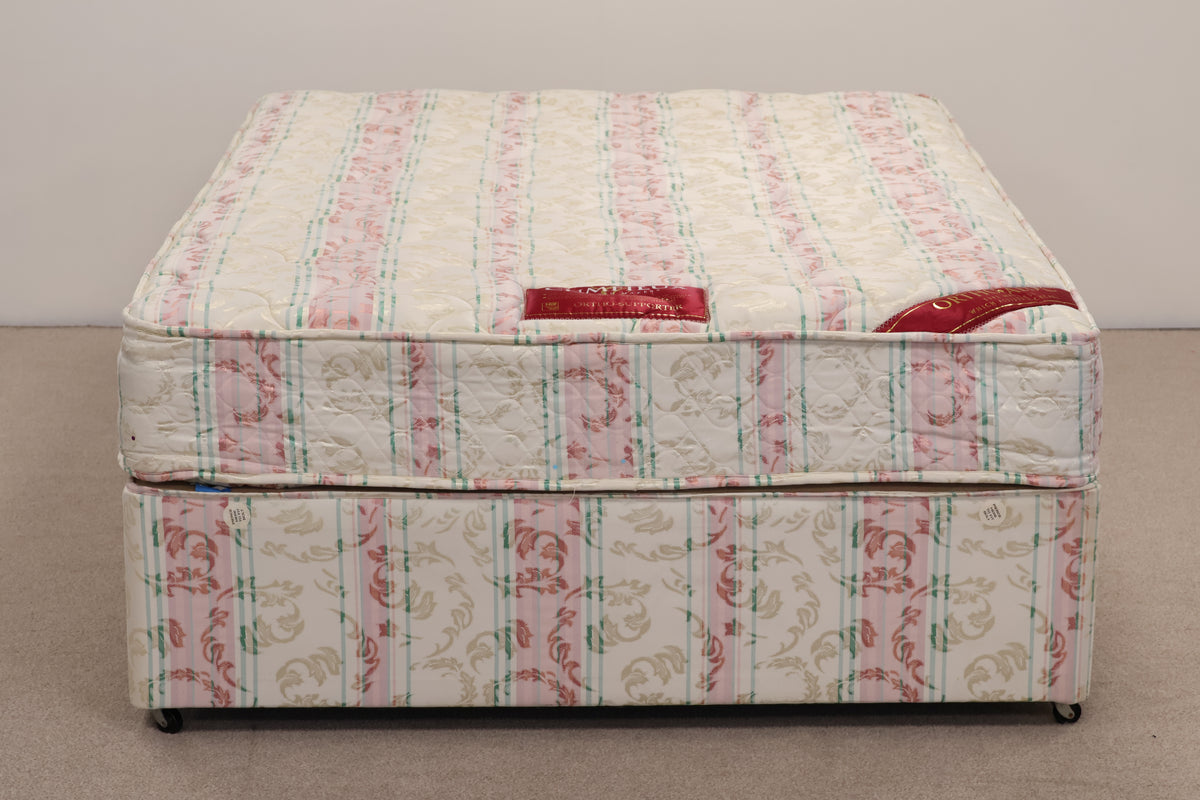 Floral Divan Bed With Storage