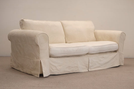 Cream Two Seat Sofa