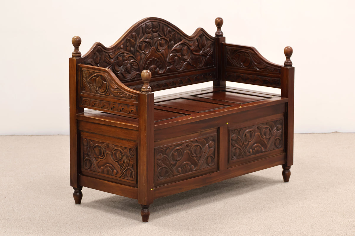 Antique Colonial Style Bench