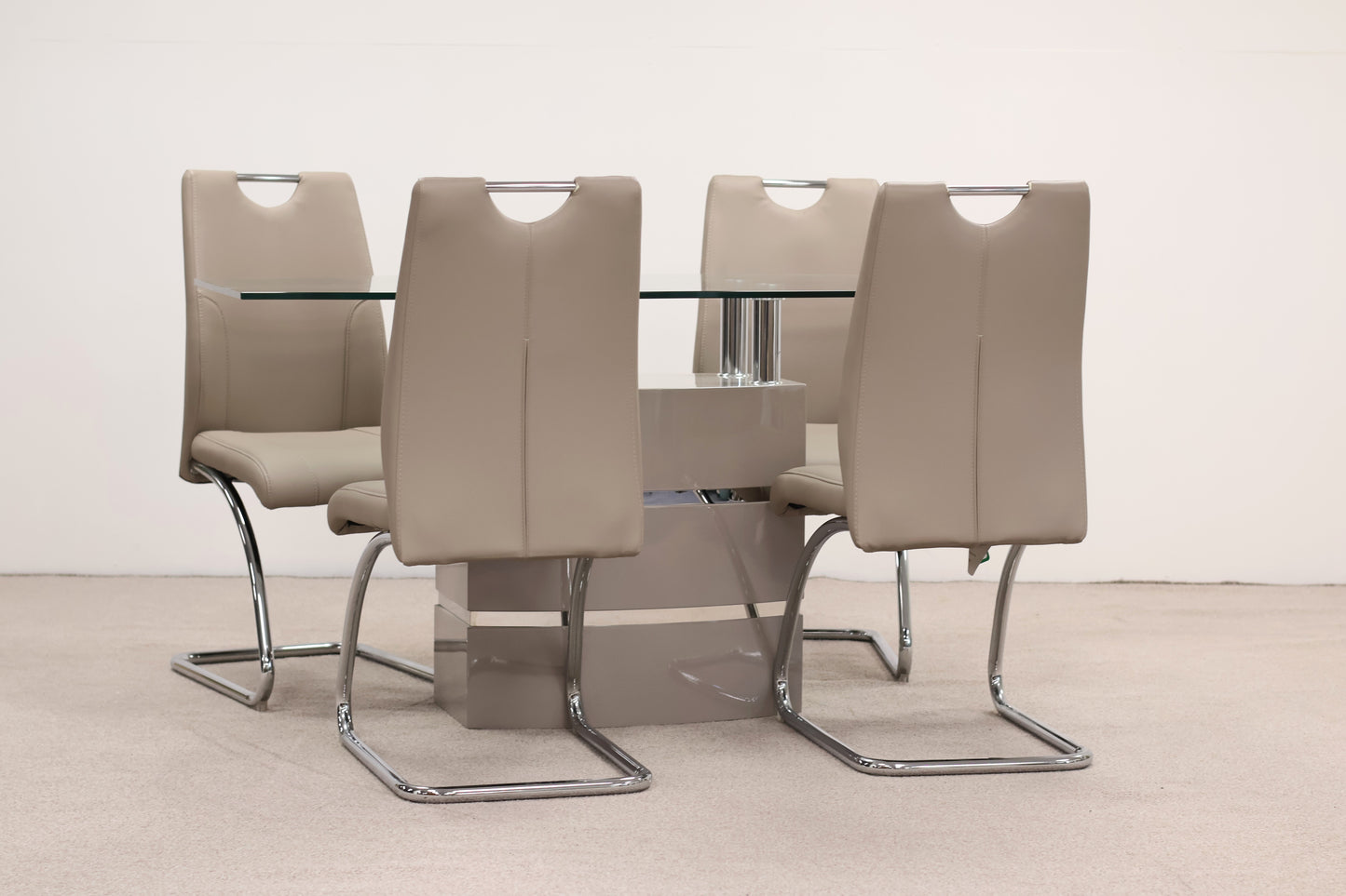 Contemporary Dining Table and Chairs