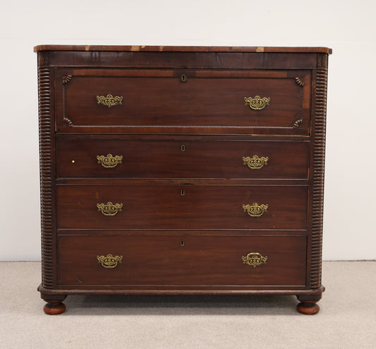 Empire Style Bureau with Chest of Drawers