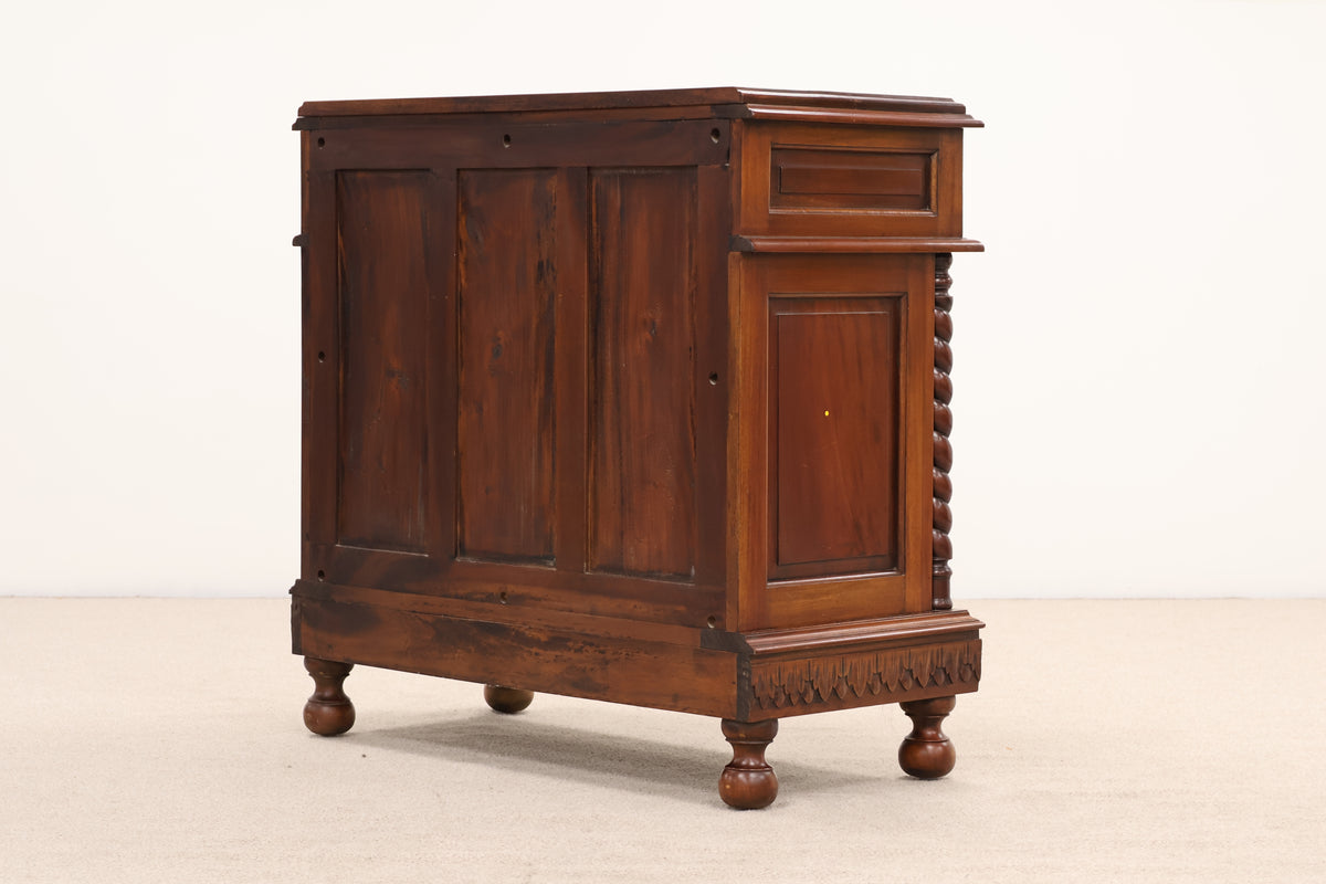 Renaissance Revival - Style Wooden Chest of Drawers