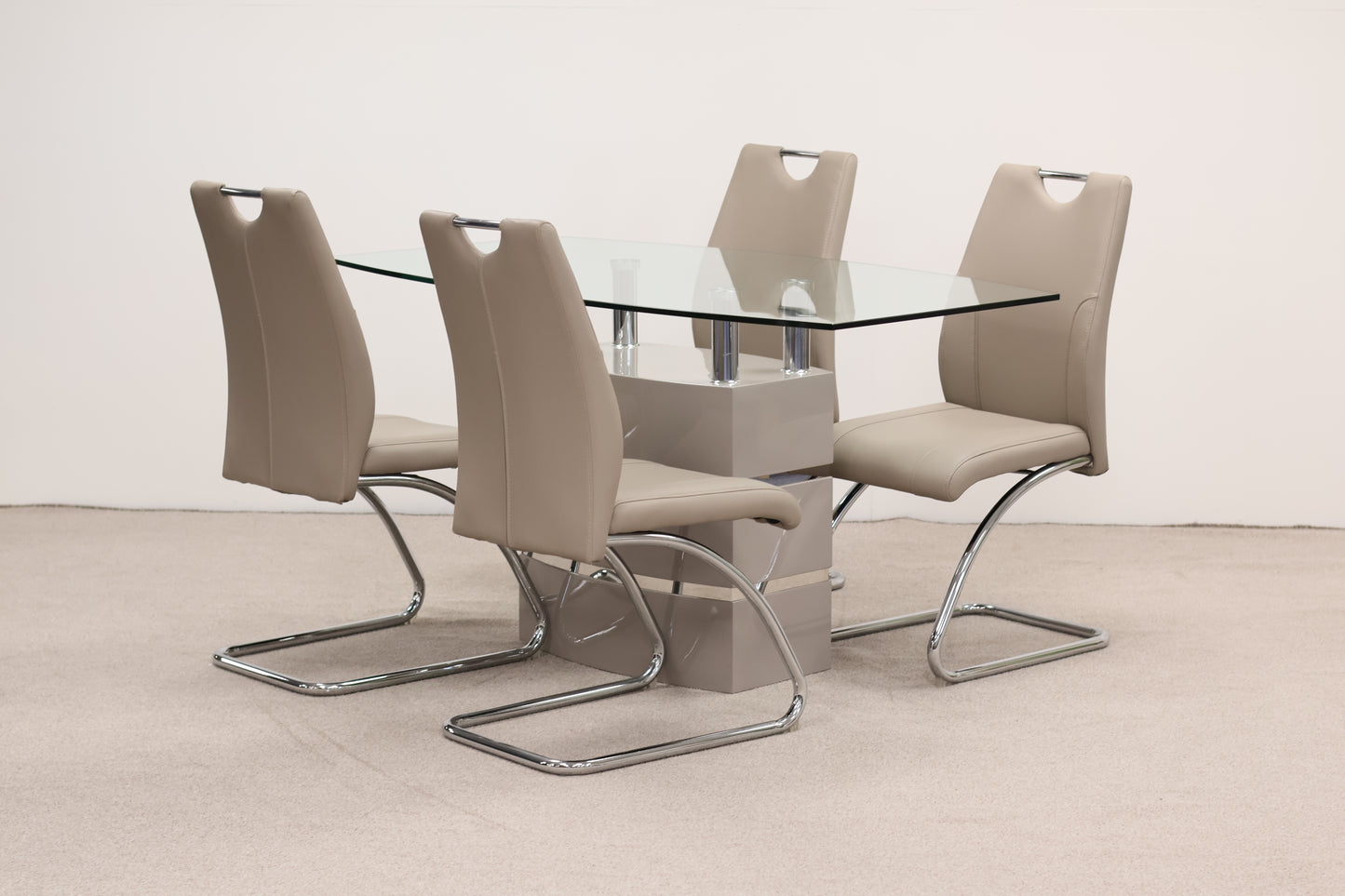 Contemporary Dining Table and Chairs