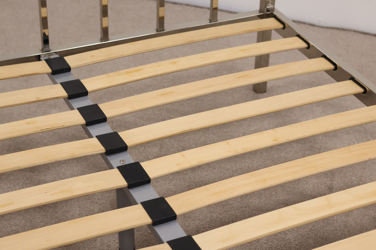 Silver Double Bed Frame