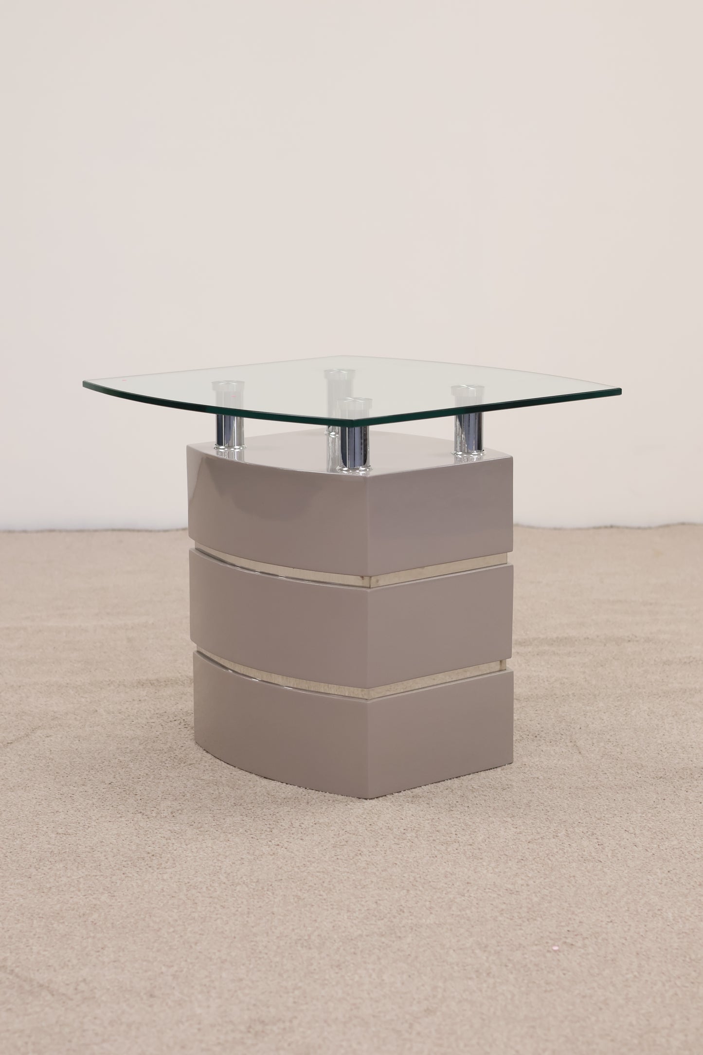 Glass Side Table