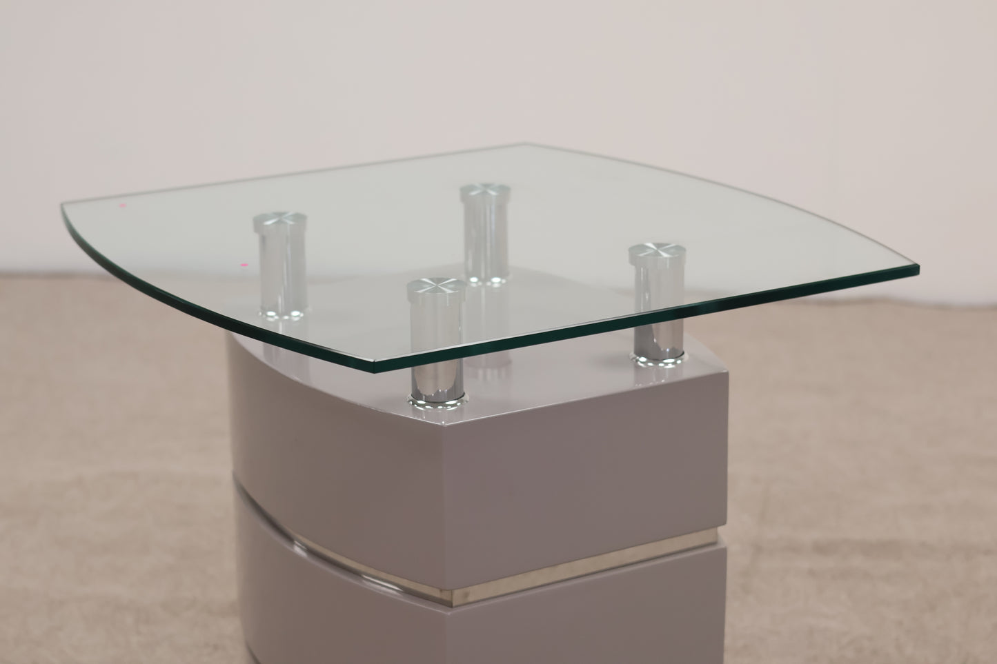 Glass Side Table