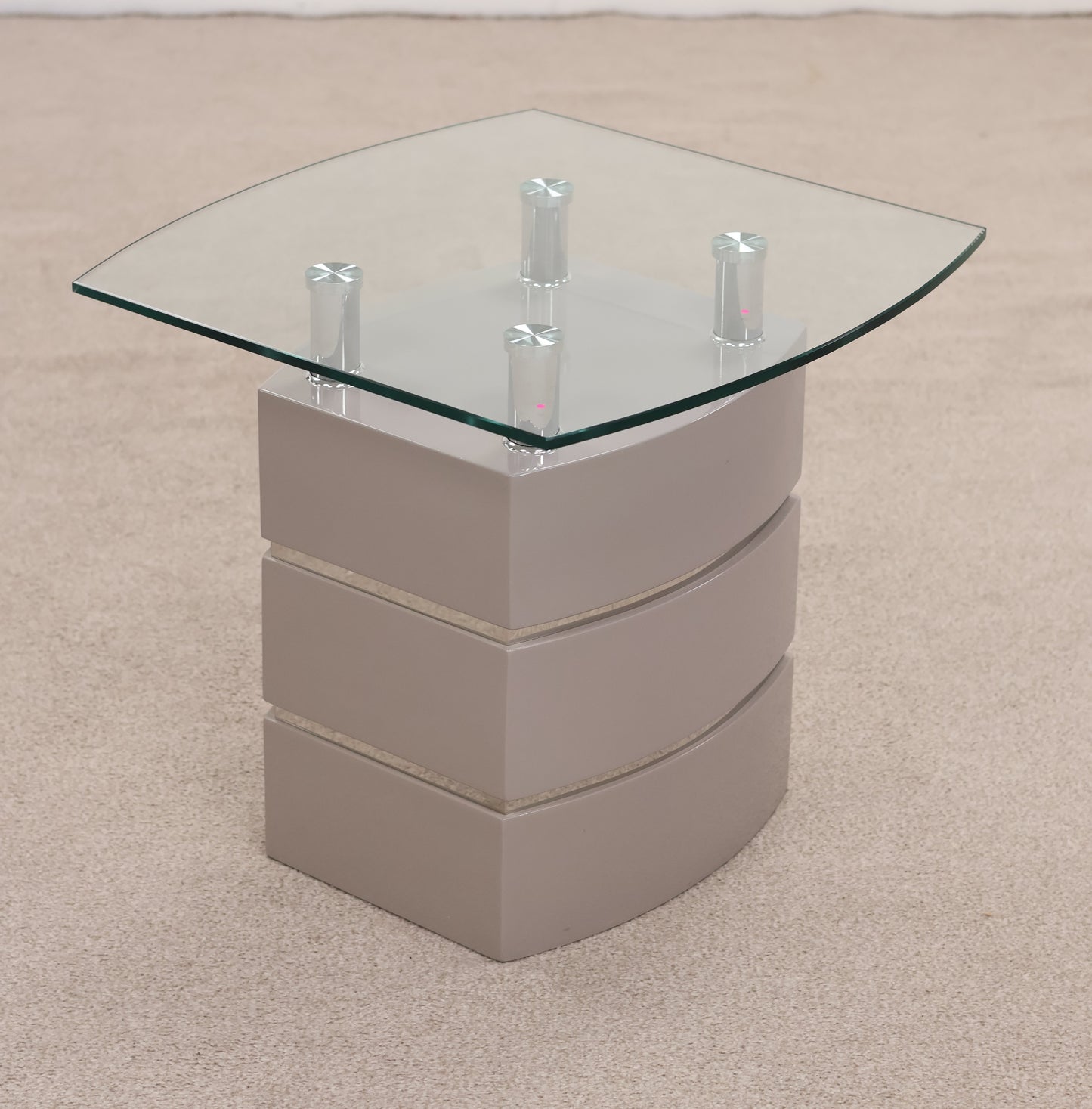 Glass Side Table