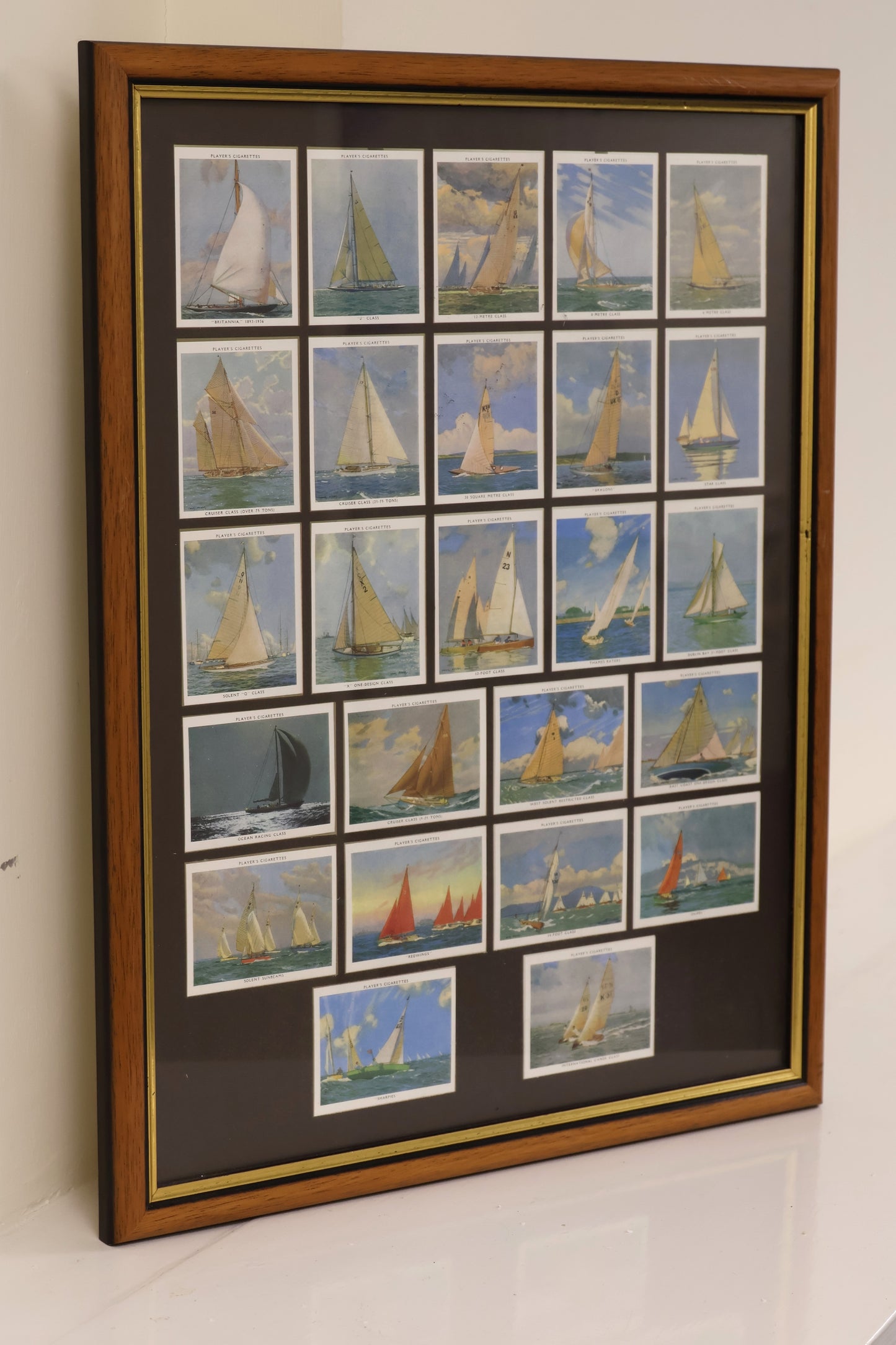 Framed Yacht Card Set