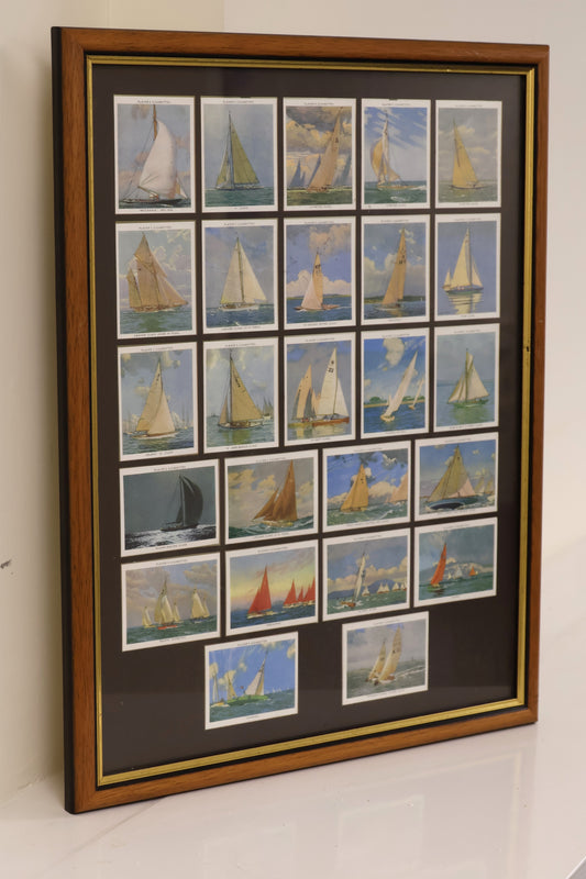 Framed Yacht Card Set