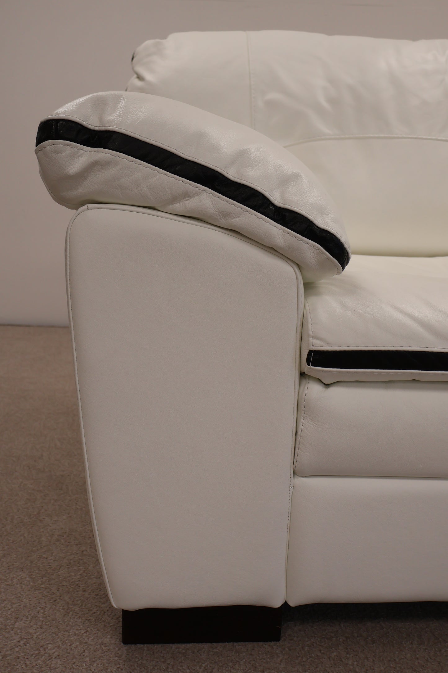 White Leather Armchair