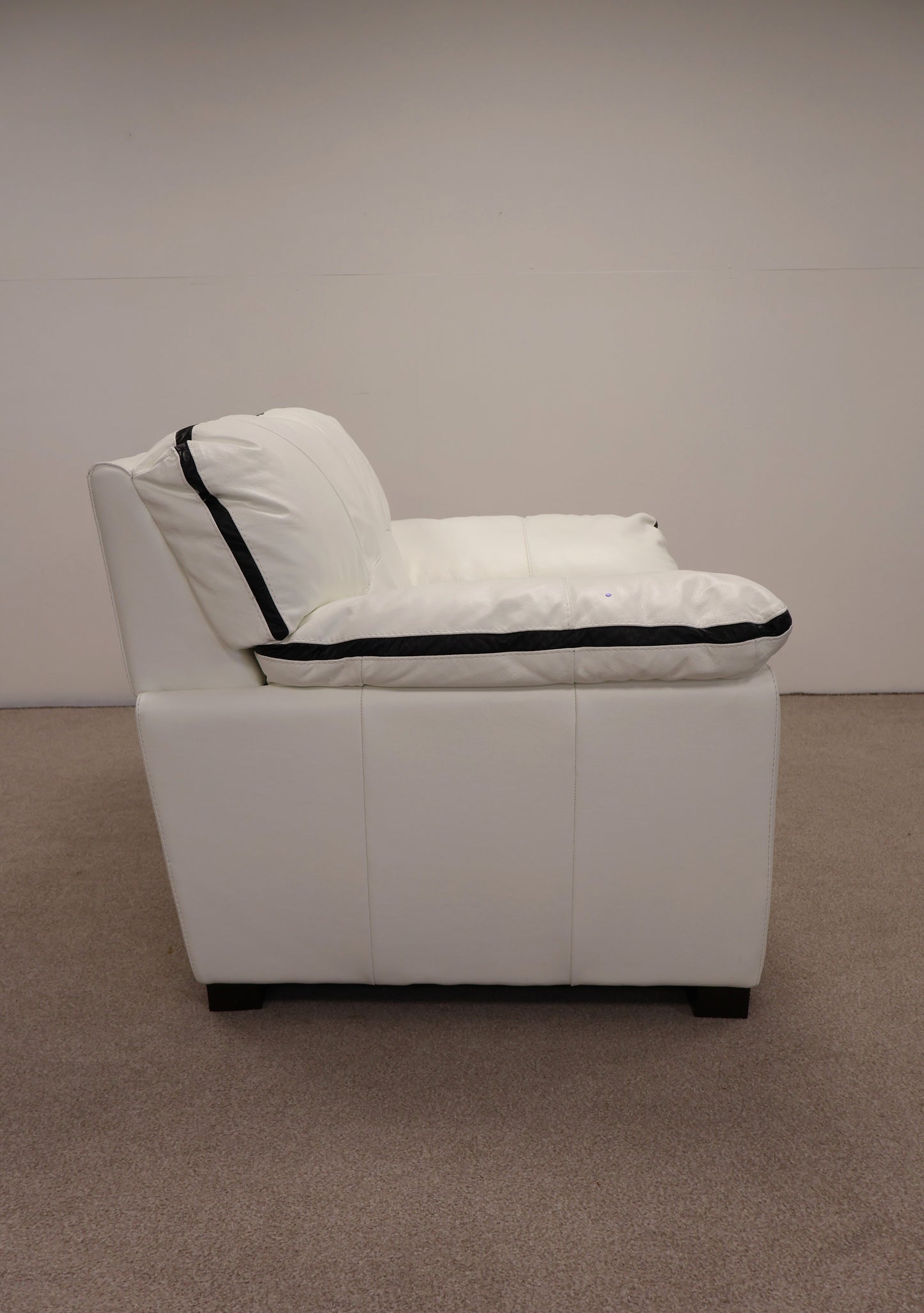 White Leather Armchair