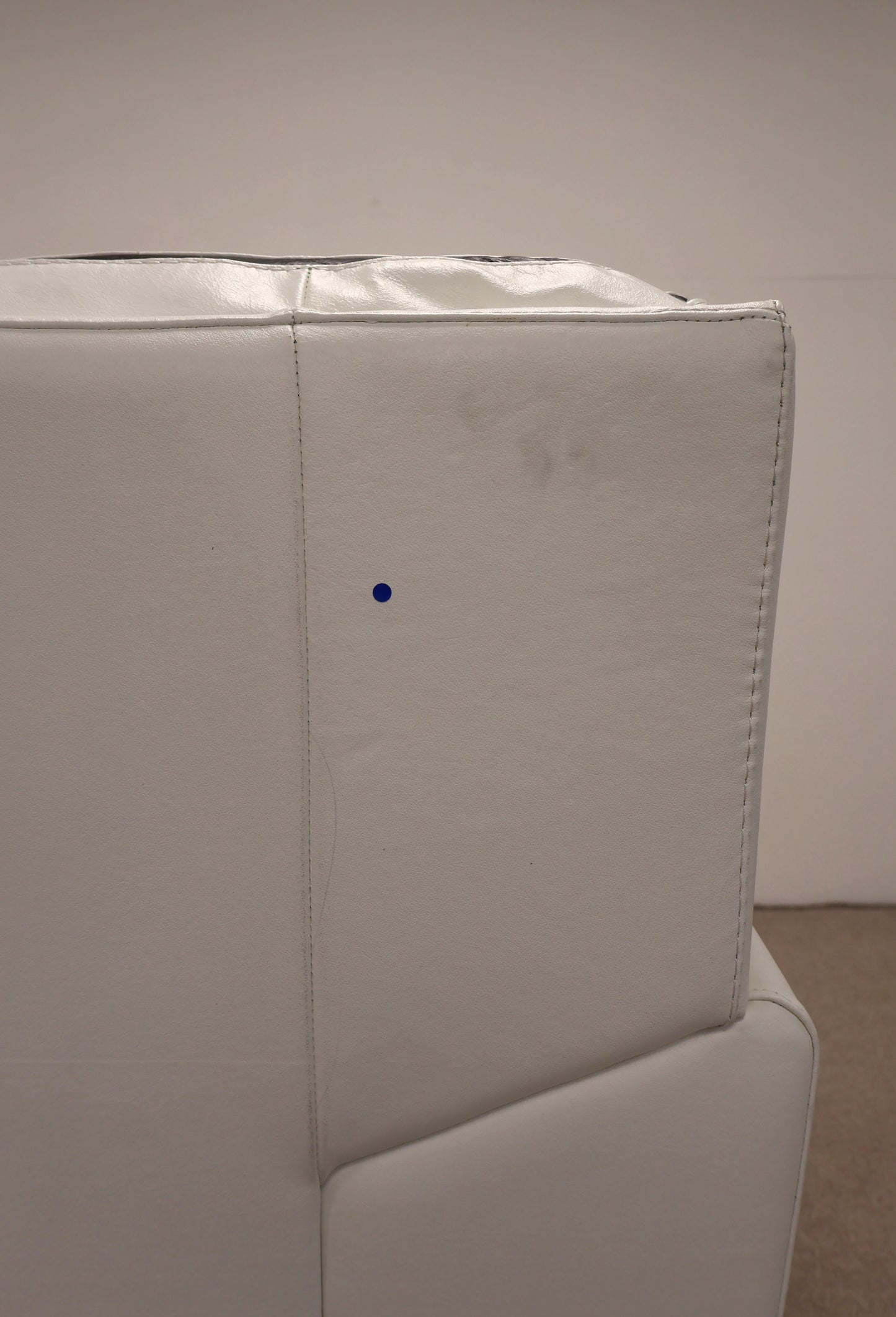 White Leather Armchair