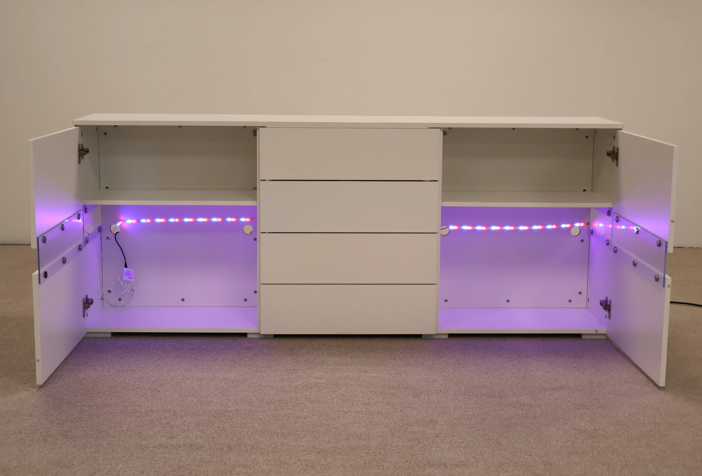 Sideboard with LED Lights