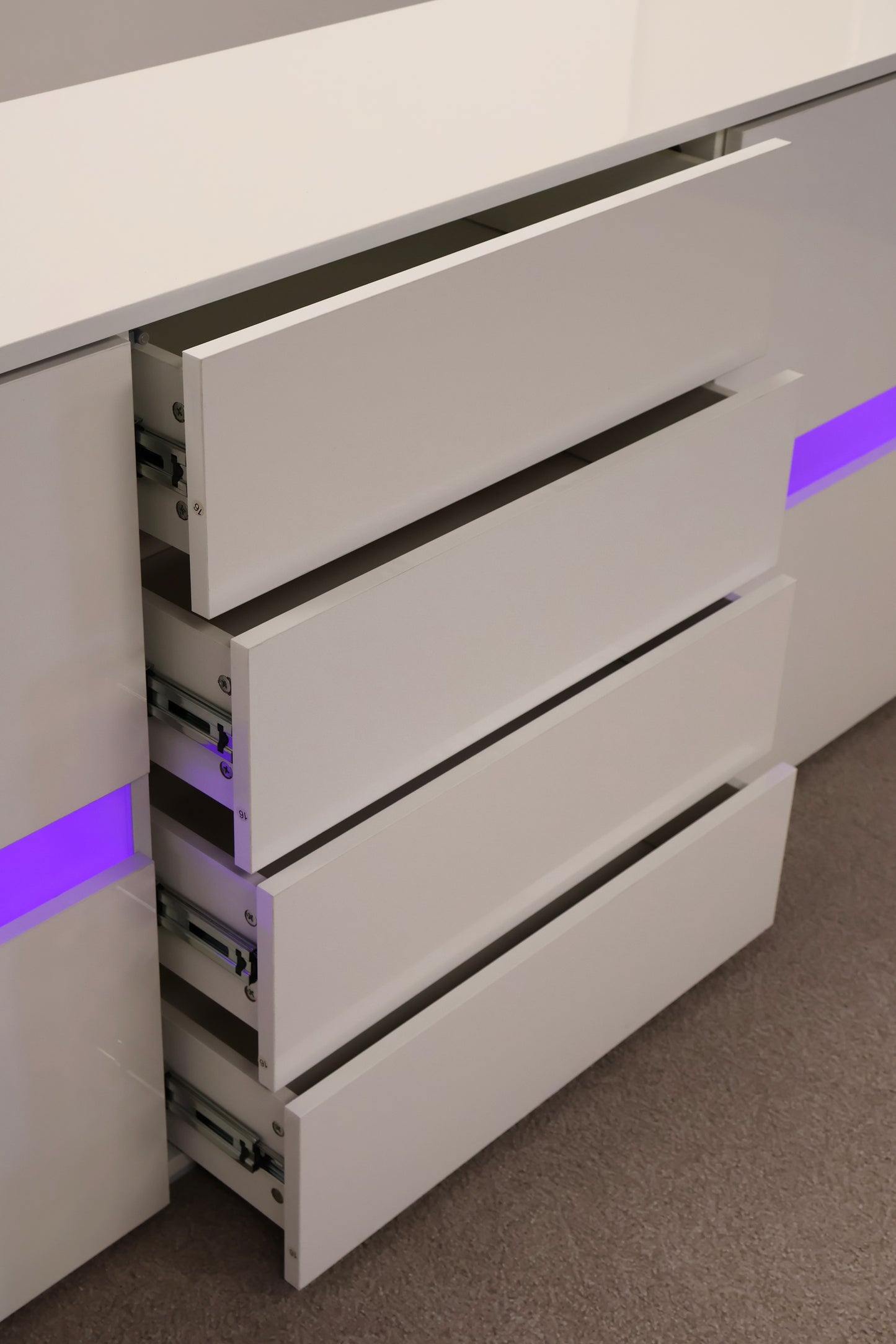 Sideboard with LED Lights