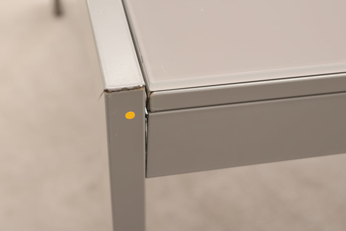 Grey Glass Table