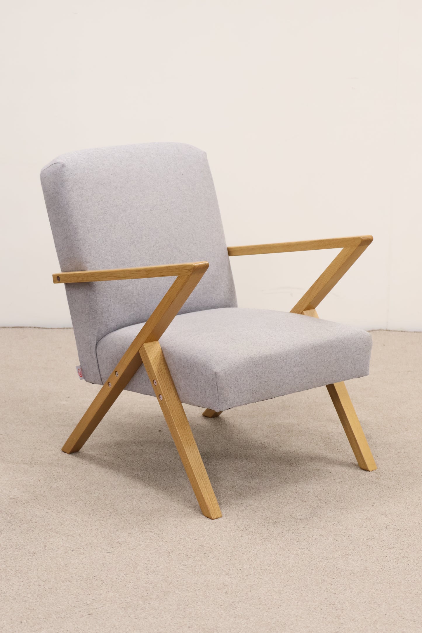 Designer Armchair & Footstool by Sternzeit