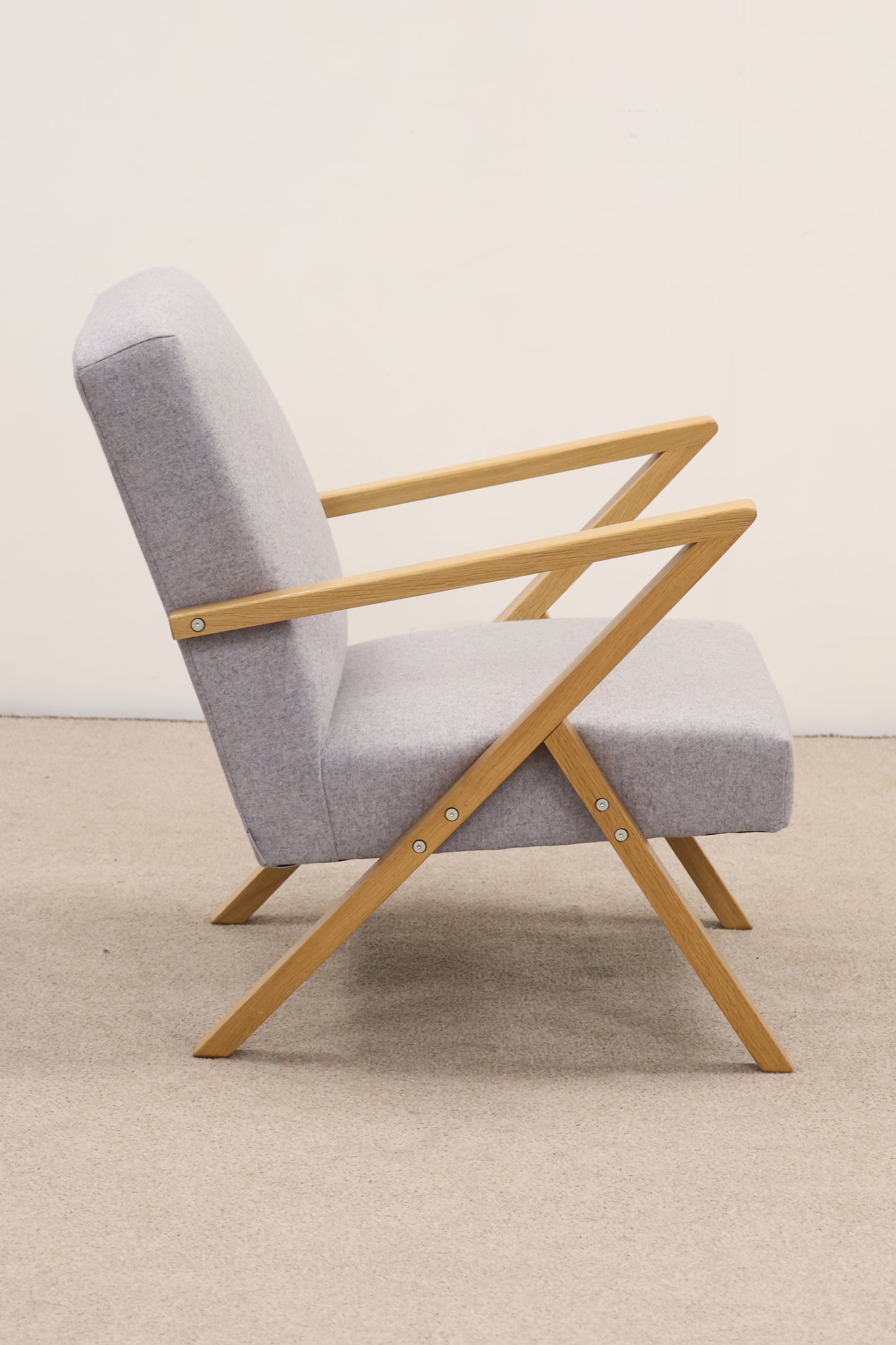 Designer Armchair & Footstool by Sternzeit