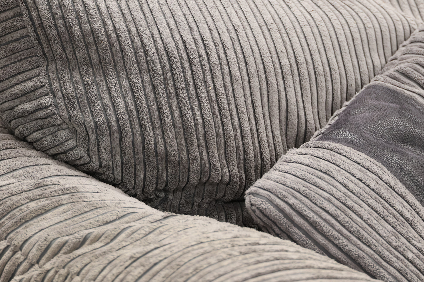 Grey Cord Sofa