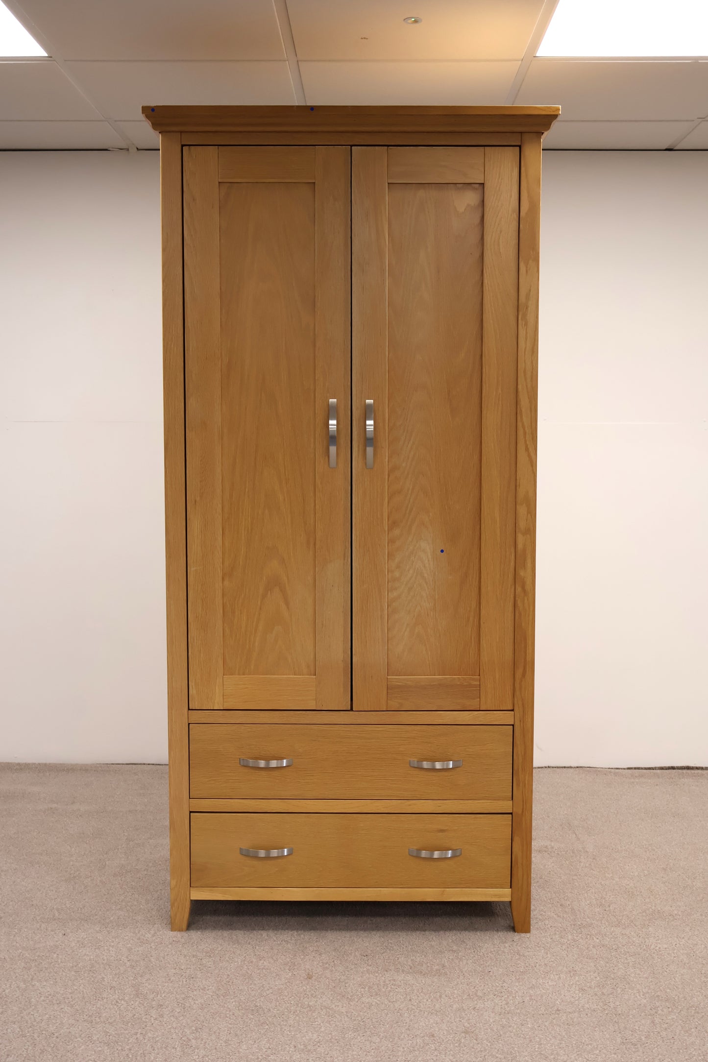 Oak Double Wardrobe