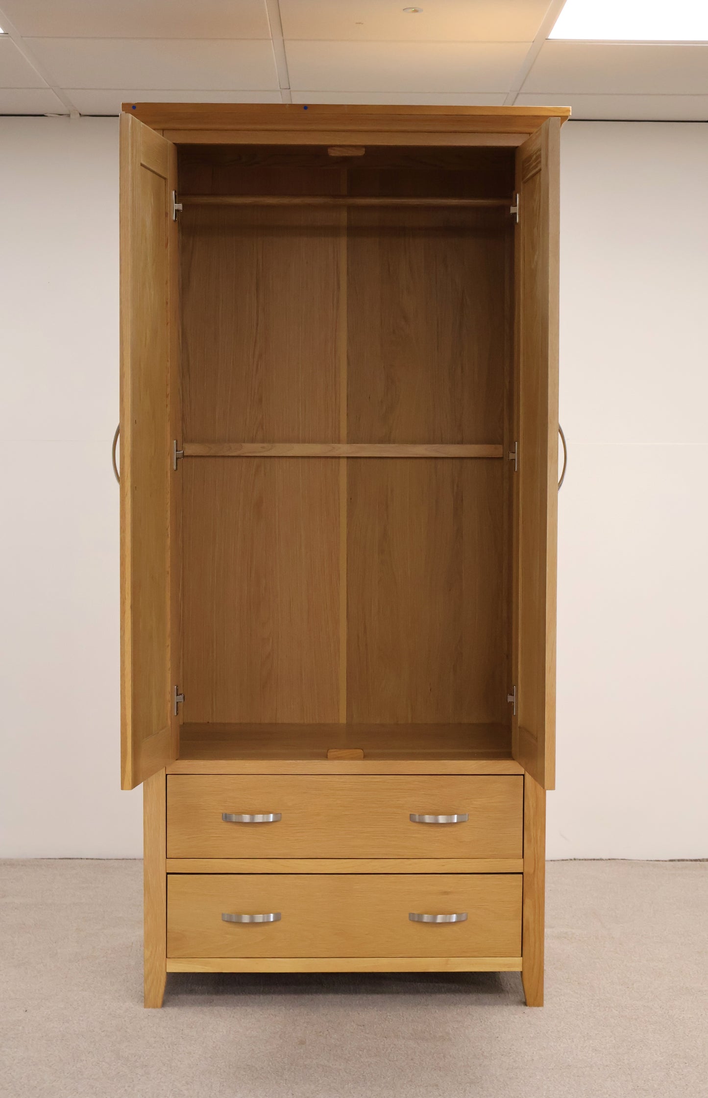 Oak Double Wardrobe