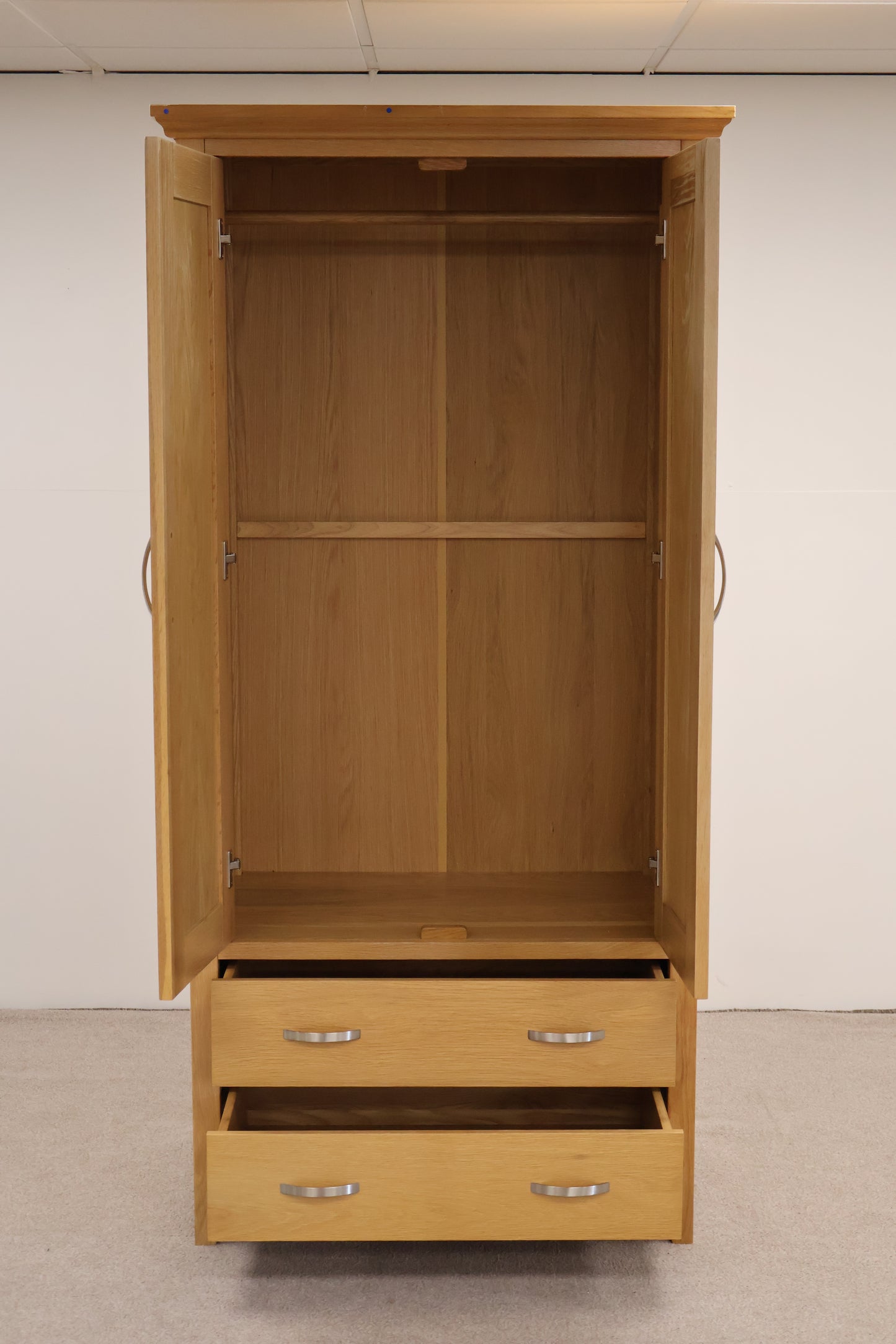 Oak Double Wardrobe