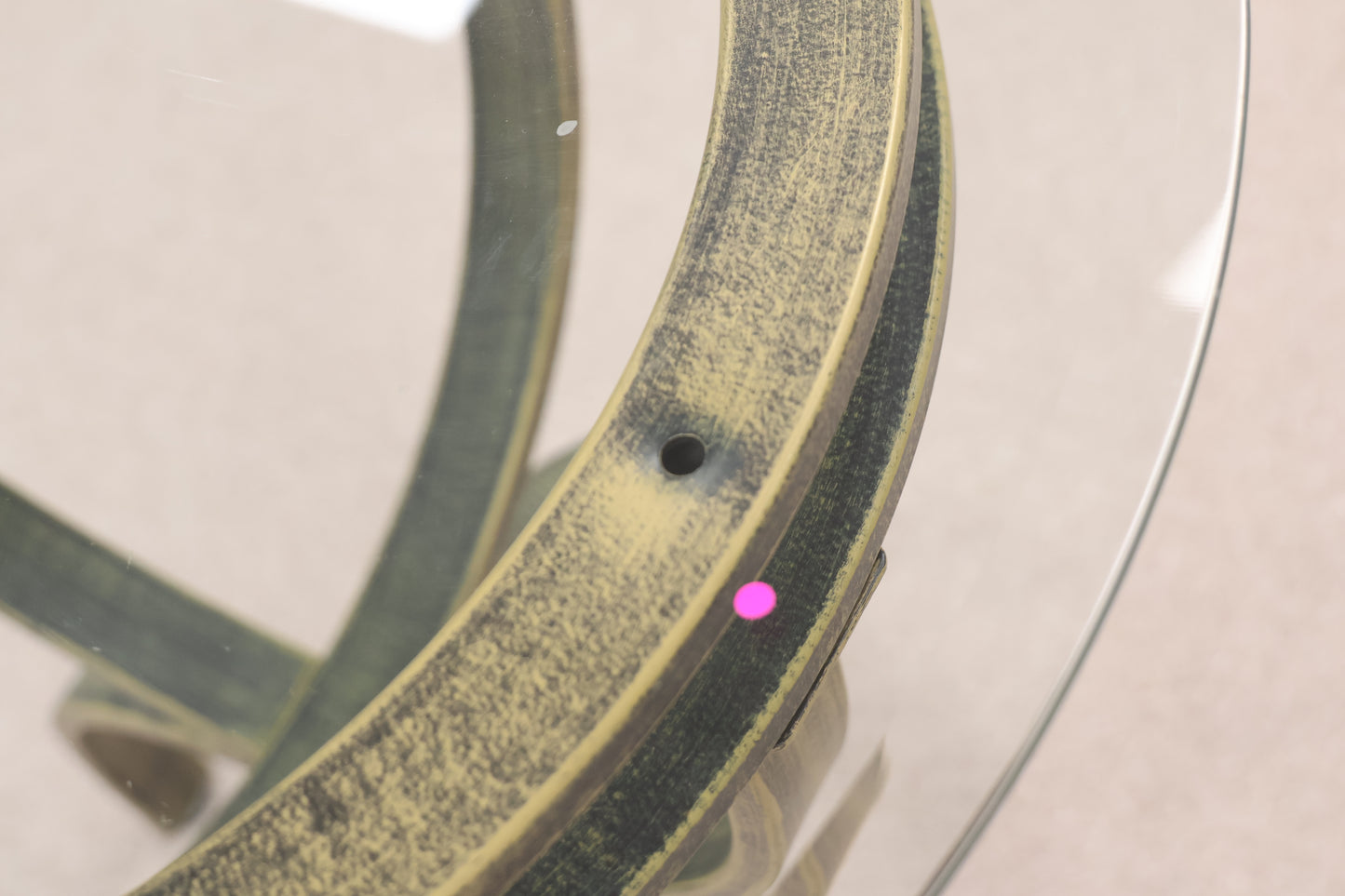 Small Circular Glass Table