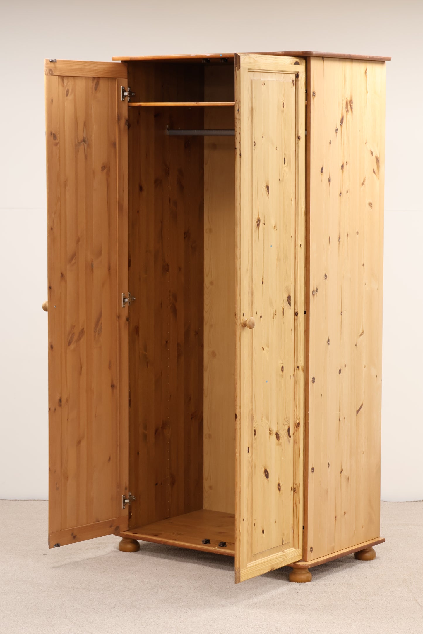 Pine Double Wardrobe