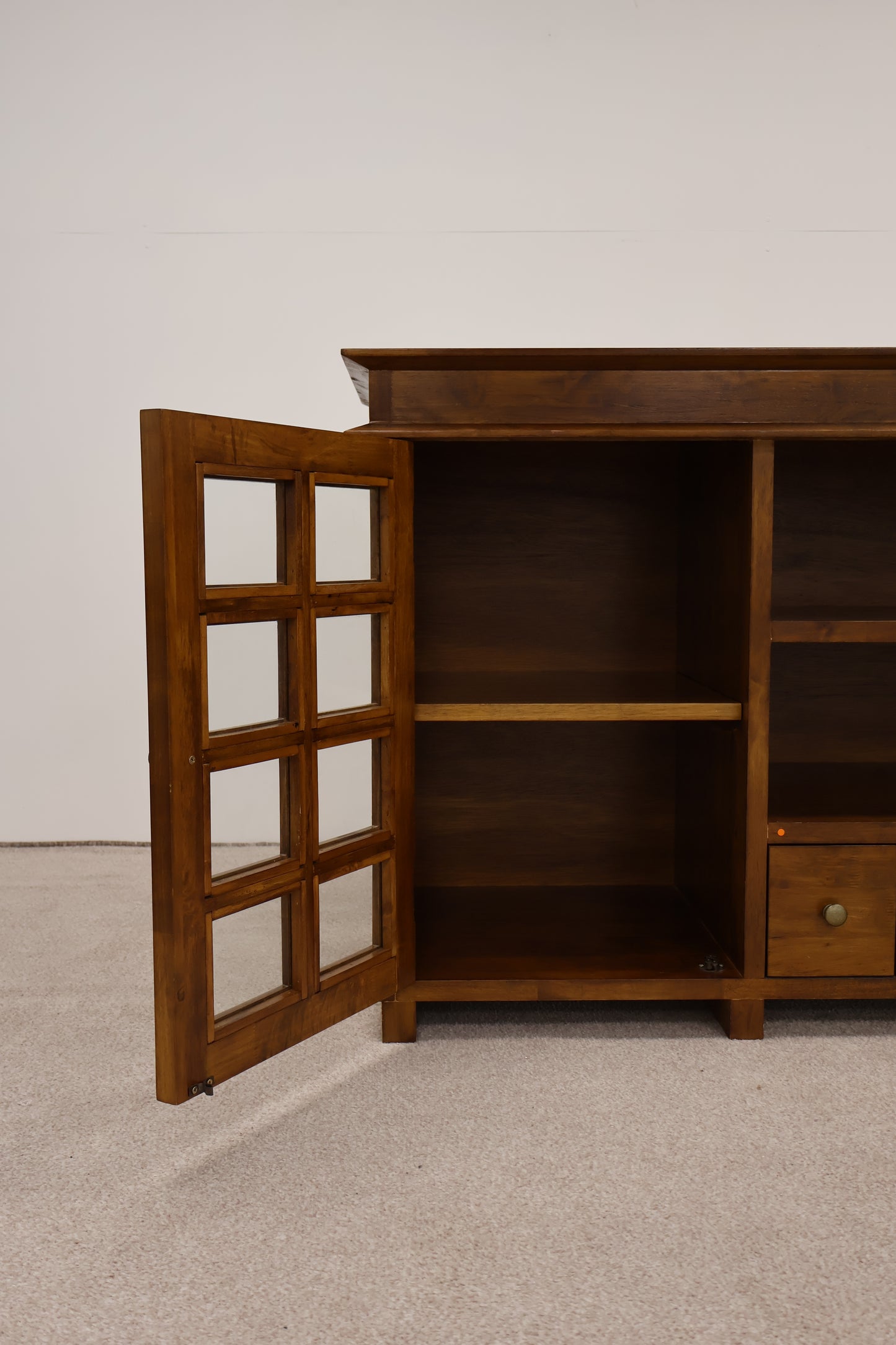 Dark Brown Rustic Sideboard