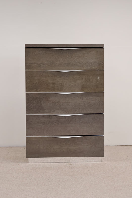 'Platinum' Five Drawer Tall Chest