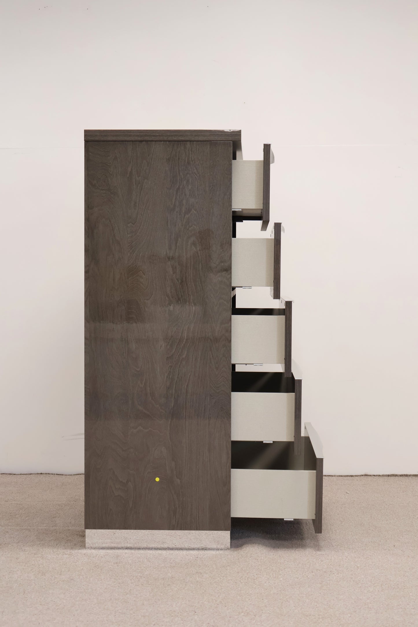 'Platinum' Five Drawer Tall Chest