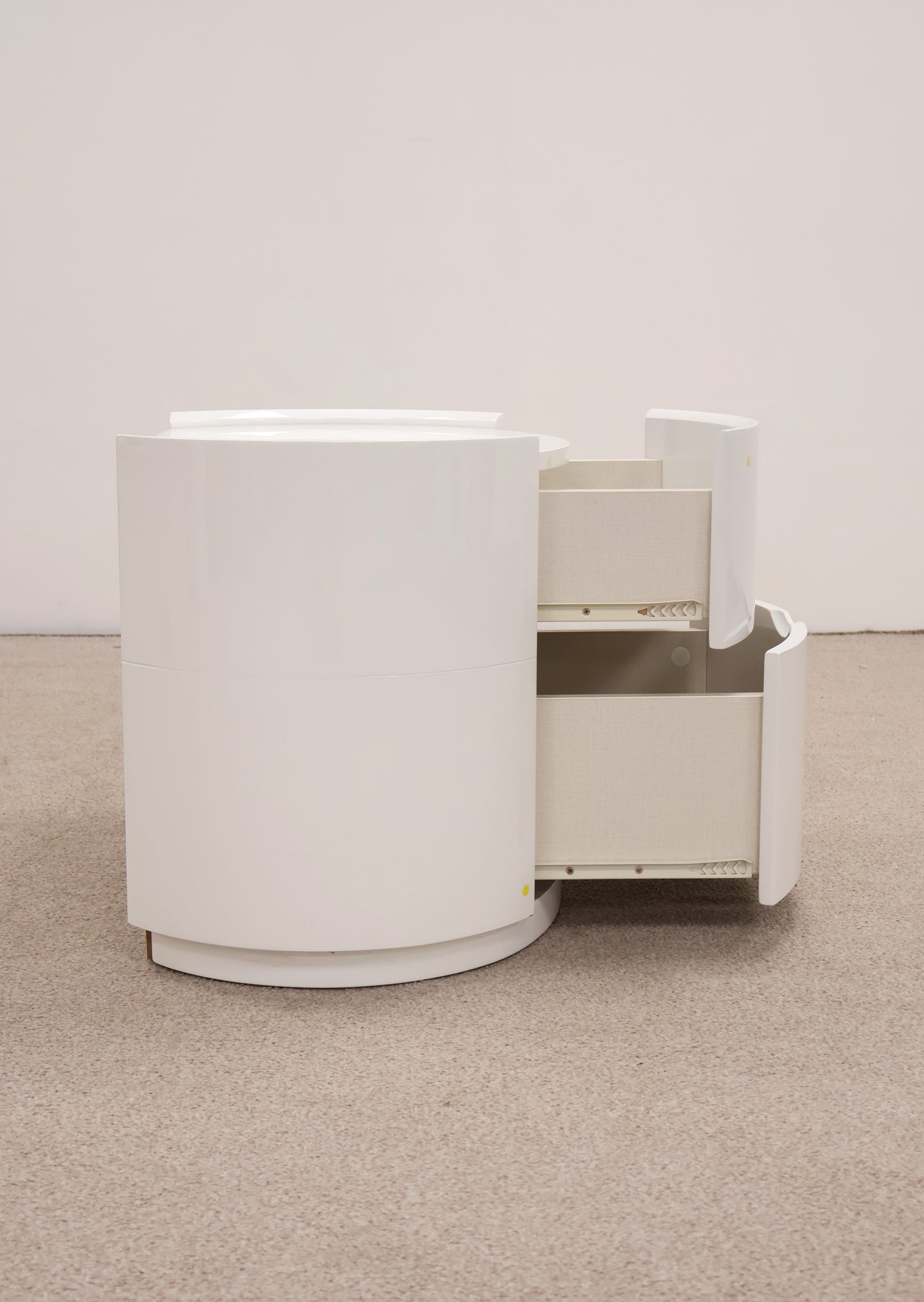 White Gloss Bedside Cabinet