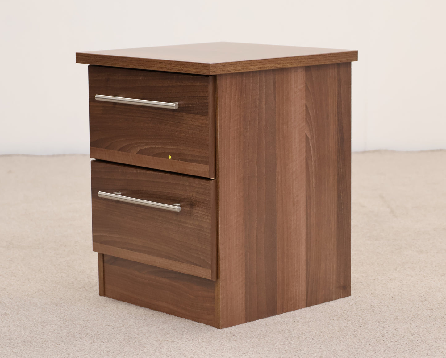 Bedside Drawers with Walnut Finish