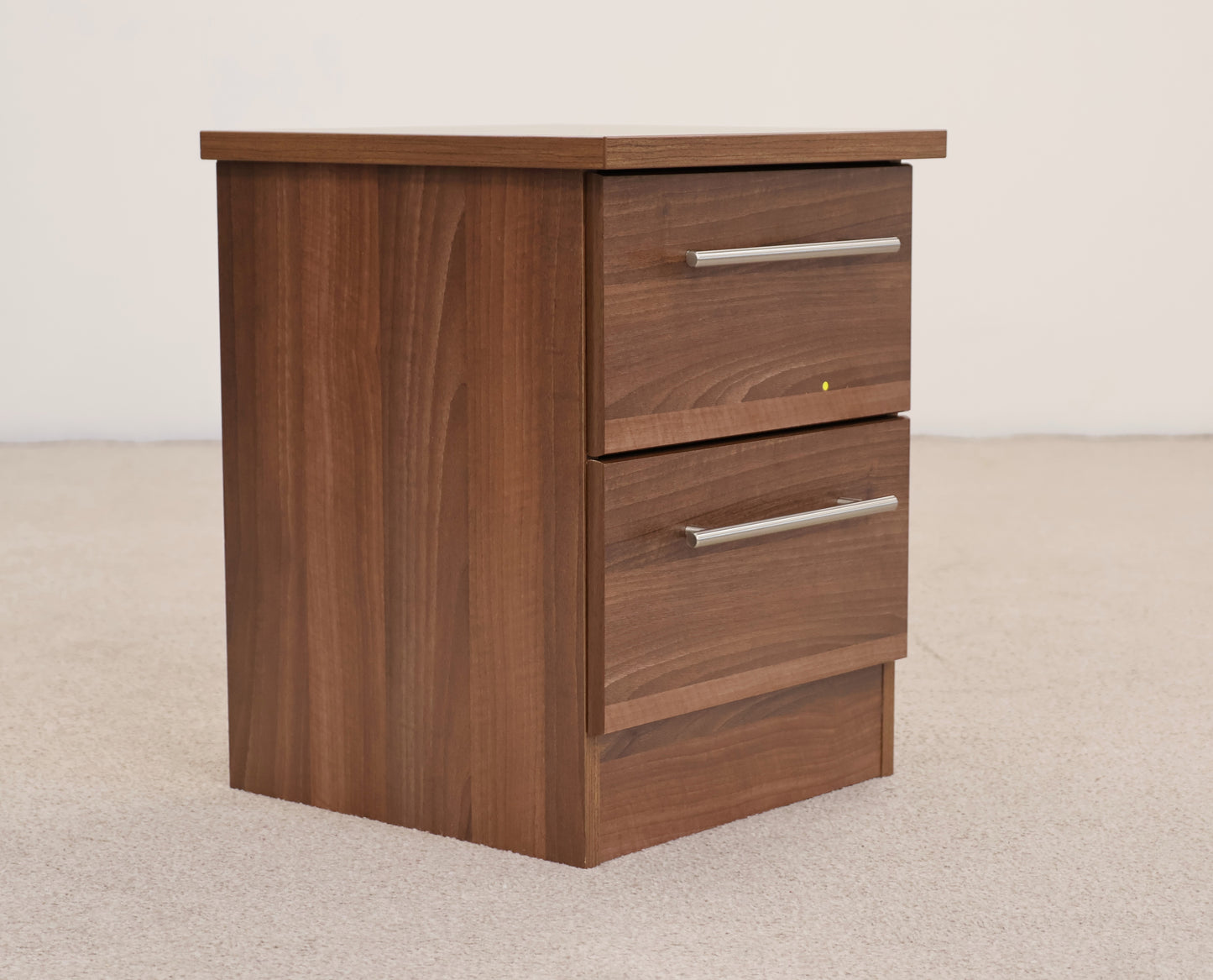 Bedside Drawers with Walnut Finish