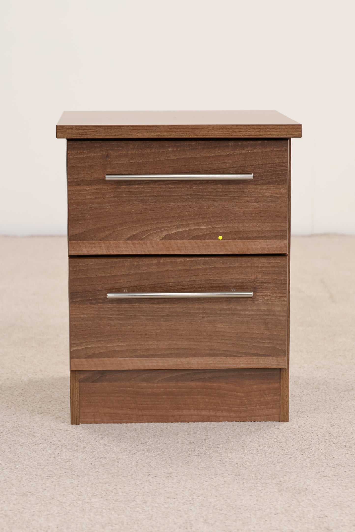 Bedside Drawers with Walnut Finish